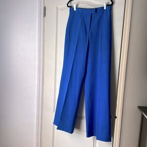 Zara pants size Medium blue straight leg limited edition